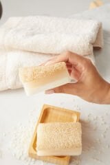 Doğal Kabak Lifli Gliserinli Pirinç Sabunu (120 gr)