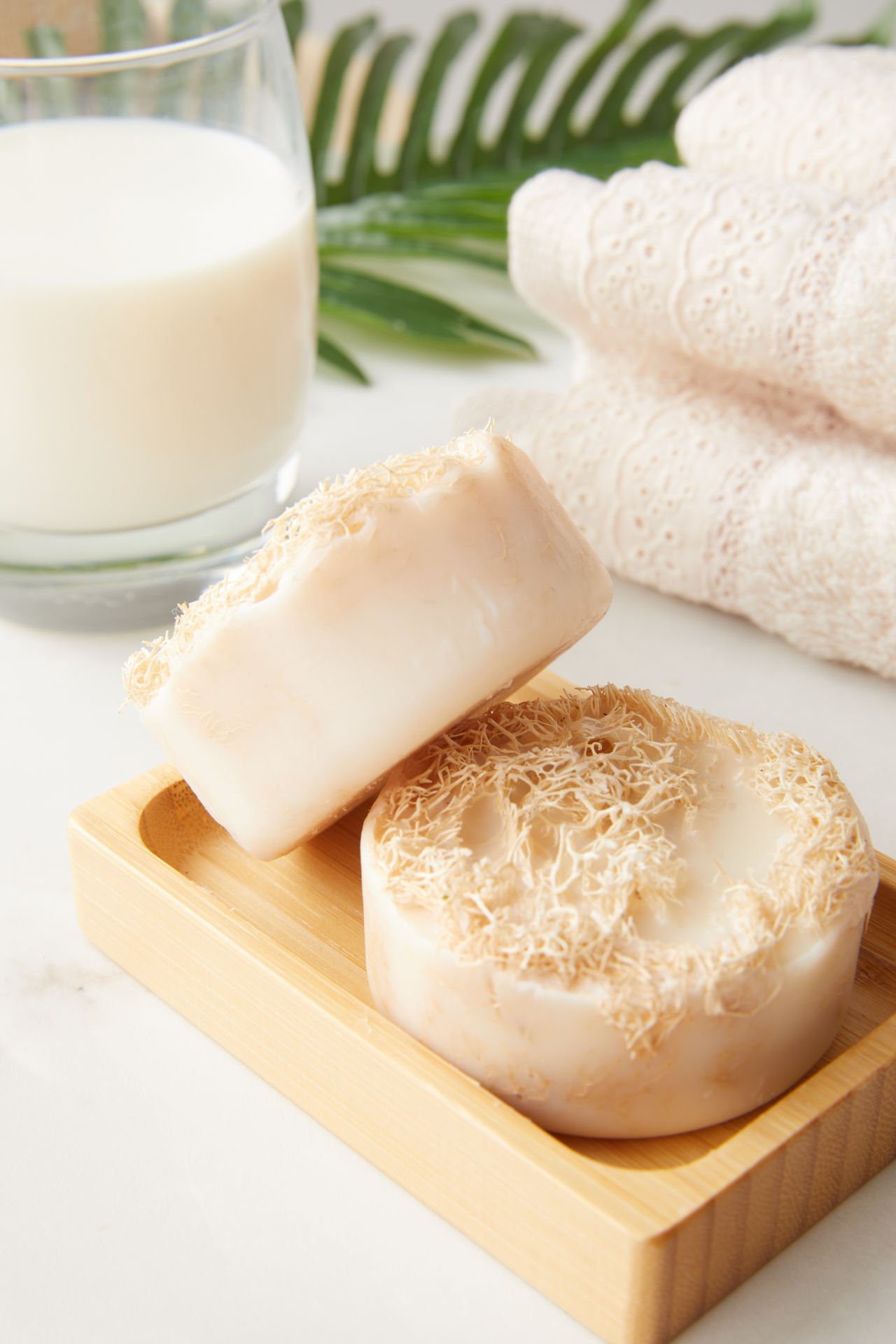 Doğal Kabak Lifli Eşek&Deve Sütü  Sabunu (100 gr)