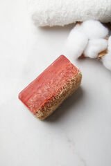 Doğal Kabak Lifli Çilek Sabunu (120 gr)